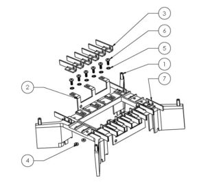 PowerHead Distribution Bracket Assembly 2 Sided